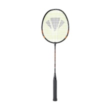 Carlton Badmintonschläger Aeroblade 500 dunkelgrau/orange - besaitet -